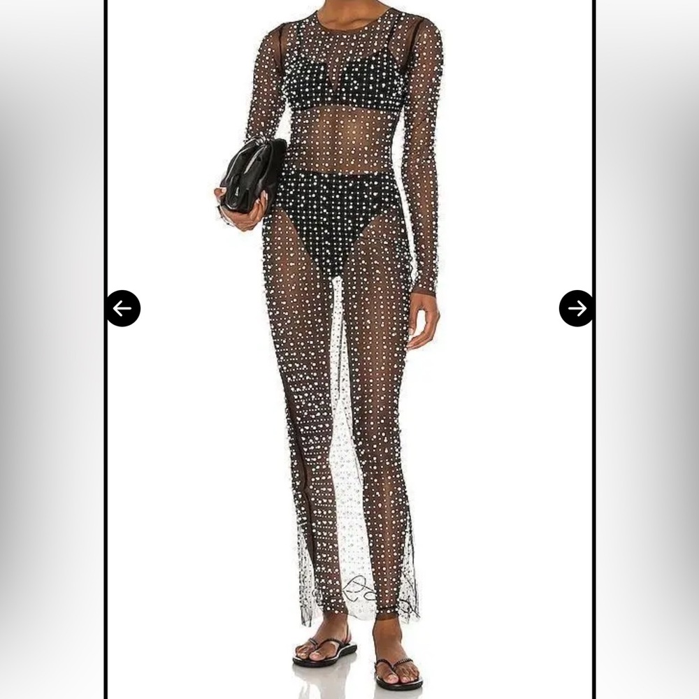 Beach Bunny Champagne Nights Mesh Dress